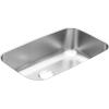 imageMoen GS18165B 18000 Series 30inch 18 Gauge Undermount Single Bowl Stainless Steel Kitchen Sink 9inch DepthSatin Stainless