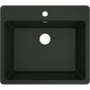 imageMoen Host Black Granite 33Inch Wide x 95Inch Deep Dual Mount Single Bowl Kitchen Sink GGB3026BBlack