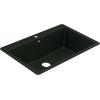 imageMoen Host Black Granite 33Inch Wide x 95Inch Deep Dual Mount Single Bowl Kitchen Sink GGB3026BBlack