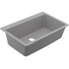 imageMoen Host Black Granite 33Inch Wide x 95Inch Deep Dual Mount Single Bowl Kitchen Sink GGB3026BGray