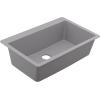 imageMoen Host Black Granite 33Inch Wide x 95Inch Deep Dual Mount Single Bowl Kitchen Sink GGB3026BGray