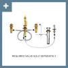 imageMoen MPACT Widespread Bidet RoughIn Valve 12Inch IPS 9265