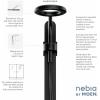 imageMoen N214R0BL Spa Shower Rainshower Matte BlackMatte Black