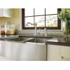 imageMoen Prep 18Gauge Stainless Steel Undermount Farmhouse Apron Front 30quot x 21quot Double Bowl Kitchen Sink G18220