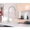 imageMoen Sinema Chrome SingleHandle Touchless High Arc Pulldown Kitchen Faucet Spring Kitchen Sink Faucet with Pulldown Sprayer Head and Wave Motion Sensor S5235EWC