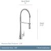 imageMoen Sinema Chrome SingleHandle Touchless High Arc Pulldown Kitchen Faucet Spring Kitchen Sink Faucet with Pulldown Sprayer Head and Wave Motion Sensor S5235EWC