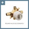 imageMoen UT3293EPBL Align MCORE 3Series 1Handle EcoPerformance Tub and Shower Trim Kit Valve Required Matte Black
