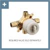imageMoen UTS244203EPBG Colinet MCORE 2Series 1Handle Tub and Shower Trim Kit Valve Required Brushed GoldBrushed Nickel