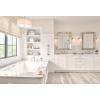 imageMoen YB6463CH Belfield 3Light DualMount Bath Bathroom Vanity Fixture with Frosted Glass ChromeChrome