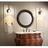 imageMoen YB6463CH Belfield 3Light DualMount Bath Bathroom Vanity Fixture with Frosted Glass ChromeOilRubbed Bronze