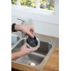 imageWaste King Black Disposer EZ Mount Garbage Disposal Stopper and Splash Guard for Sink Drain 1025