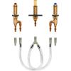 imageMoen 4794 MPact TwoHandle Roman Tub Valve with 10Inch Center and 12Inch PEX Cold Expansion