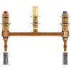 imageMoen 4797 Two Handle Roman Tub Valve 10quot Centers Pex with 12quot Cpvc Adapters Unfinished