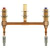 imageMoen 4798 MPact Two Handle Roman Tub Valve with 10Inch Centers 12Inch PEX and 12Inch Cold Expansion PEX Adapters