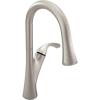 imageMoen 9124ORB Notch OneHandle Pulldown Kitchen Faucet Featuring Power Boost and Reflex Oil Rubbed BronzeSpot Resist Stainless