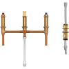 imageMoen 9796 Roman Tub with Hand Shower Diverter Installs on 10Inch Centers 12Inch CC Connection