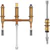 imageMoen 9797 Roman Tub with Shower Diverter 10Inch Centers with 12Inch PEX and 12Inch CPVC Adapters