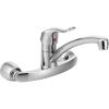 imageMoen Commercial MDURA Chrome OneHandle Wall Mount Kitchen Faucet 8713