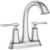 imageMoen Ellicott Chrome TwoHandle Centerset Bathroom Faucet with Drain Assembly 84092