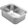 imageMoen GS18440 1800 Series 16inch 18 Gauge Undermount Single Bowl Stainless Steel Kitchen or Bar Sink