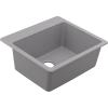 imageMoen Host Black Granite 33Inch Wide x 95Inch Deep Dual Mount Single Bowl Kitchen Sink GGB3026BGray