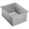 imageMoen Prep 16Gauge Stainless Steel Undermount 16quot x 20quot Single Bowl Kitchen or Bar Sink G16430