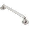 imageMoen R8742P Bathroom Safety 42Inch Stainless Steel Bathroom Grab Bar with Textured Grip PeenedPeened