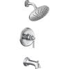 imageMoen UT2283EPBN Dartmoor MCORE 2Series 1Handle Tub and Shower Trim Kit Valve Required Brushed NickelChrome