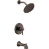 imageMoen UT2313EPNL Belfield MCORE 2Series 1Handle Tub and Shower Trim Kit Valve Required Polished NickelOil Rubbed Bronze