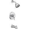 imageMoen UT2663EP Vichy MCORE 2Series 1Handle Tub and Shower Trim Kit Valve Required Chrome