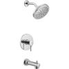 imageMoen UT3293EP Align MCORE 3Series 1Handle EcoPerformance Tub and Shower Trim Kit Valve Required Chrome