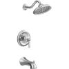 imageMoen UT35503BN Wynford MCORE 3Series 1Handle Tub and Shower Trim Kit Valve Required Brushed NickelChrome