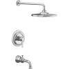imageMoen UTS244203EPBG Colinet MCORE 2Series 1Handle Tub and Shower Trim Kit Valve Required Brushed GoldChrome
