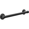 imageMoen YG6418ORB Bathroom Safety 18Inch Stainless Steel Traditional Bathroom Grab Bar OilRubbed BronzeMatte Black