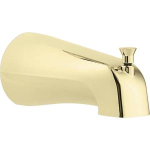 imageMoen 3803P Collection Diverter Spout 05quot Polished Brass