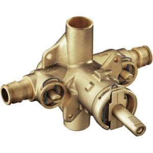 imageMoen 8375HD Commercial 12quot PosiTempR brass rough in valve includes stops