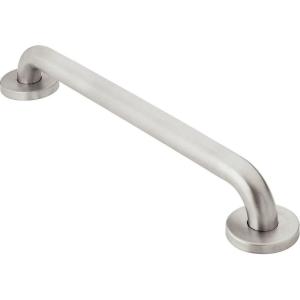 imageMoen 8716 Bathroom Safety 16Inch Stainless Steel Bathroom Grab Bar with Concealed Screws Stainless
