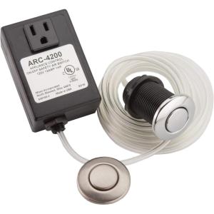 imageMoen ARC4200CHSN Disposer Air Switch Controller for Under Sink Garbage Disposal ChromeSatin Nickel