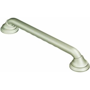 imageMoen R8748D3GBN Bathroom Safety 48Inch Grab Bar with Curl Grip Brushed Nickel