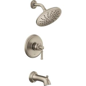 imageMoen UT2283EPBN Dartmoor MCORE 2Series 1Handle Tub and Shower Trim Kit Valve Required Brushed NickelBrushed Nickel