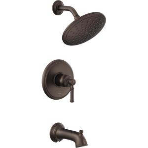 imageMoen UT2283EPBN Dartmoor MCORE 2Series 1Handle Tub and Shower Trim Kit Valve Required Brushed NickelOil Rubbed Bronze