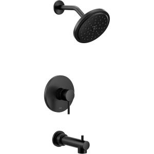 imageMoen UT3293EPBL Align MCORE 3Series 1Handle EcoPerformance Tub and Shower Trim Kit Valve Required Matte Black