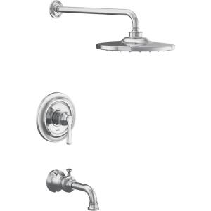 imageMoen UTS244203EPBG Colinet MCORE 2Series 1Handle Tub and Shower Trim Kit Valve Required Brushed GoldChrome