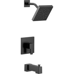 imageMoen UTS2713EPBL90 Degree MCORE 2Series 1Handle EcoPerformance Tub and Shower Trim Kit Valve Required