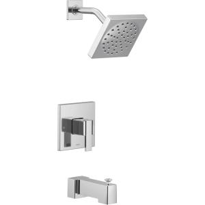 imageMoen UTS3713EP 90 Degree MCORE 3Series 1Handle EcoPerformance Tub and Shower Trim Kit Valve Required Chrome