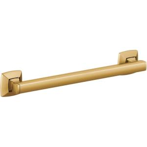imageMoen YG5112BG Bathroom Safety 12Inch Stainless Steel Transitional Bathroom Grab Bar Brushed Gold