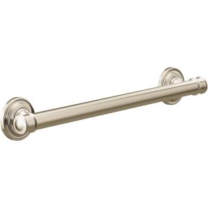 imageMoen YG6418ORB Bathroom Safety 18Inch Stainless Steel Traditional Bathroom Grab Bar OilRubbed BronzePolished Nickel