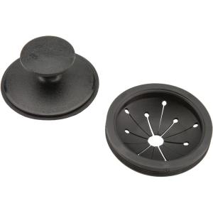 imageWaste King Black Disposer EZ Mount Garbage Disposal Stopper and Splash Guard for Sink Drain 1025