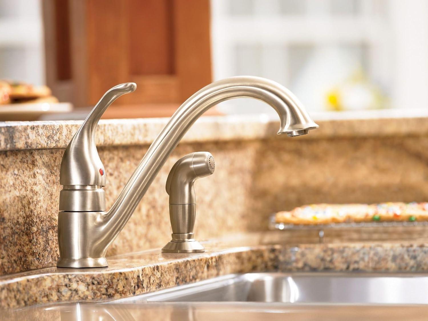 imageMOEN 7840ORB Camerist OneHandle Low Arc Kitchen Faucet Oil Rubbed BronzeOil Rubbed Bronze