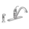 imageMOEN 7840ORB Camerist OneHandle Low Arc Kitchen Faucet Oil Rubbed BronzeChrome